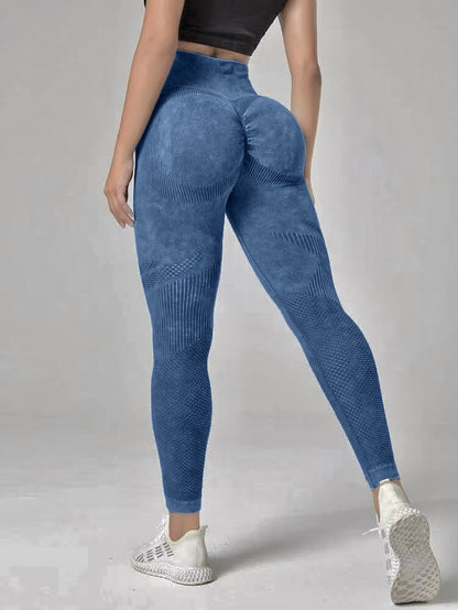 Leggings sans couture à conception creuse, taille haute, levage des hanches, course à pied, sport, fitness, yoga, vêtements pour femmes à la mode