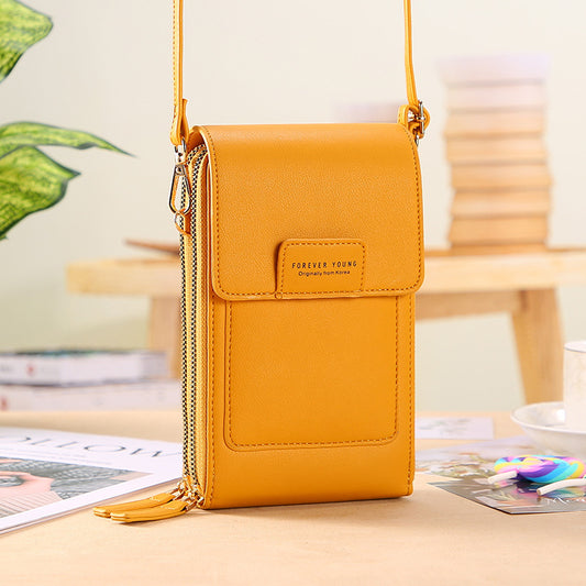 Female Small Messenger Cute Touch Screen Mobile Phone Bag