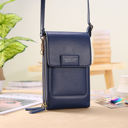 Sac messager mignon pour téléphone portable à écran tactile pour femme