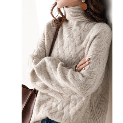 Women's Turtleneck Thread Warm Sweater Knitted Bottoming Shirt