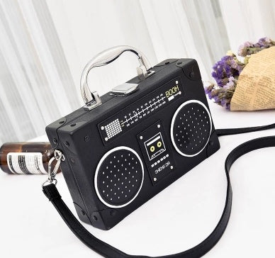 Back to 80's  Radio Style Clutch Bag