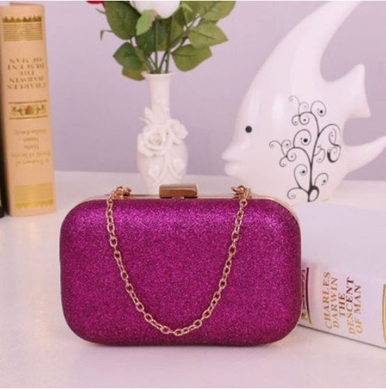 Women Handbag Evening Bags For Party New Women Chain Shoulder Bag Ladies Fashion Gold Clutch Box Bag Women Messenger