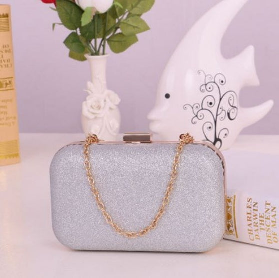 Women Handbag Evening Bags For Party New Women Chain Shoulder Bag Ladies Fashion Gold Clutch Box Bag Women Messenger