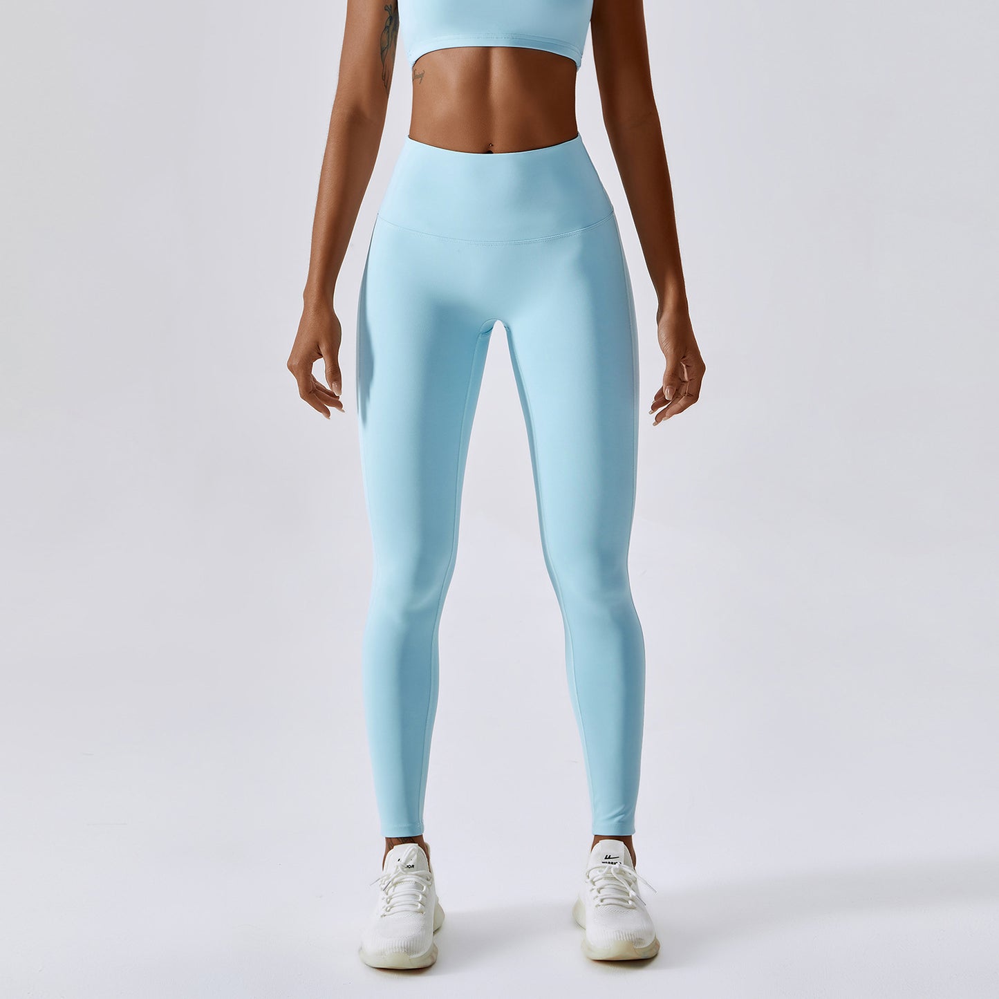 Pantalon de sport moulant taille haute à séchage rapide pour femme