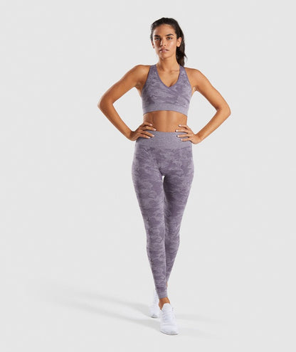 Pantalon de yoga camouflage