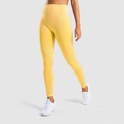 Pantalon de sport en jacquard sans couture pour femme