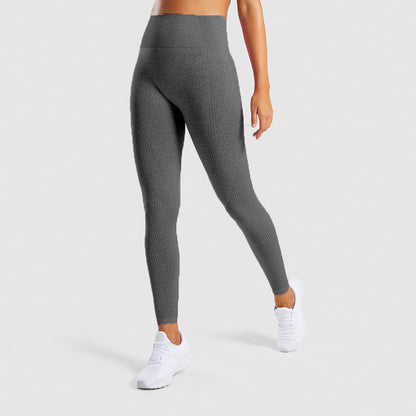 Pantalon de sport en jacquard sans couture pour femme