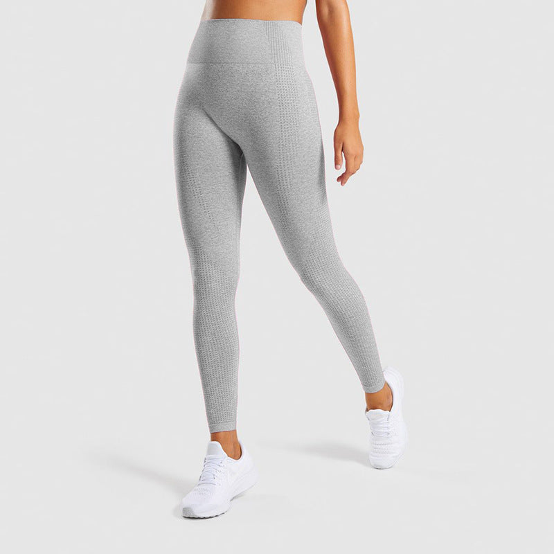 Pantalon de sport en jacquard sans couture pour femme