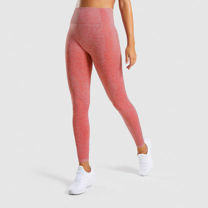 Pantalon de sport en jacquard sans couture pour femme