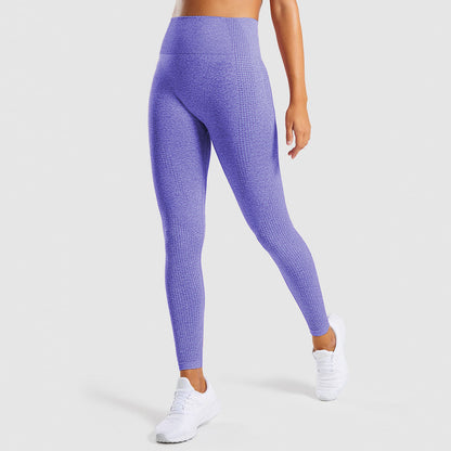 Pantalon de sport en jacquard sans couture pour femme