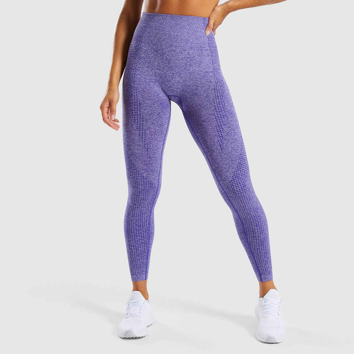 Pantalon de sport en jacquard sans couture pour femme