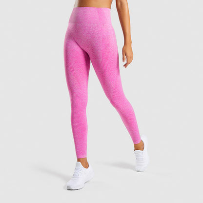 Pantalon de sport en jacquard sans couture pour femme