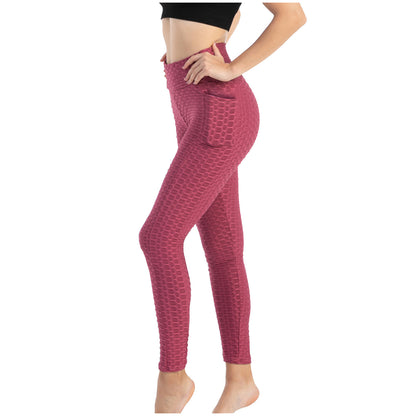 Legging slim à haute élasticité pour femme, rehaussant les hanches et absorbant la transpiration