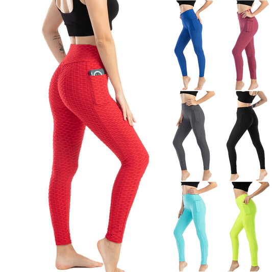 Legging slim à haute élasticité pour femme, rehaussant les hanches et absorbant la transpiration