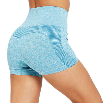 Yoga-Shorts mit hoher Taille, Sport-Leggings