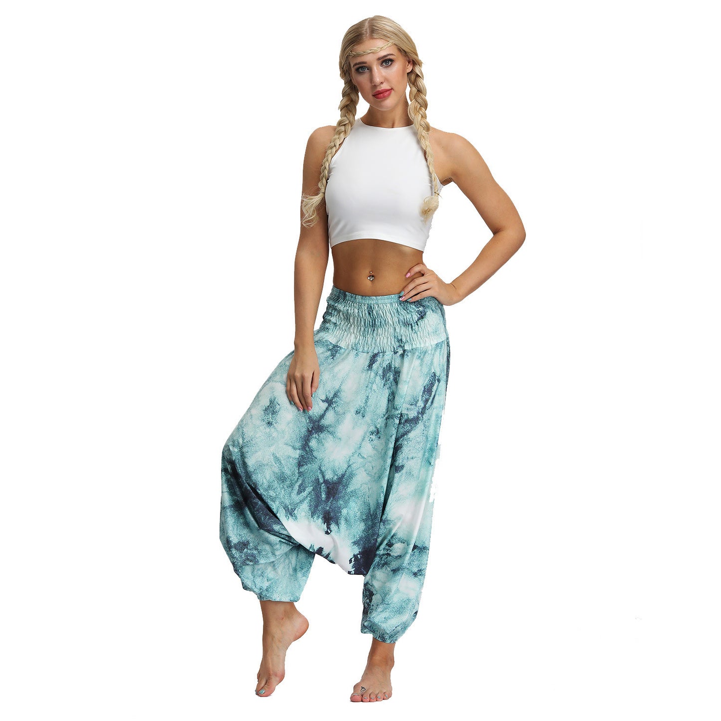 Pantalons de yoga de sport pour femmes Combinaisons amples