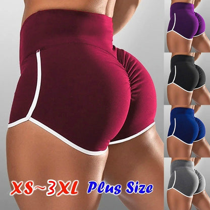 Aliexpress Wish Amazon Hot Models Female High-Waist Buttocks Yoga Running Shorts