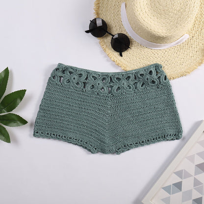 Hollow Hand-woven Beach Swimming Shorts