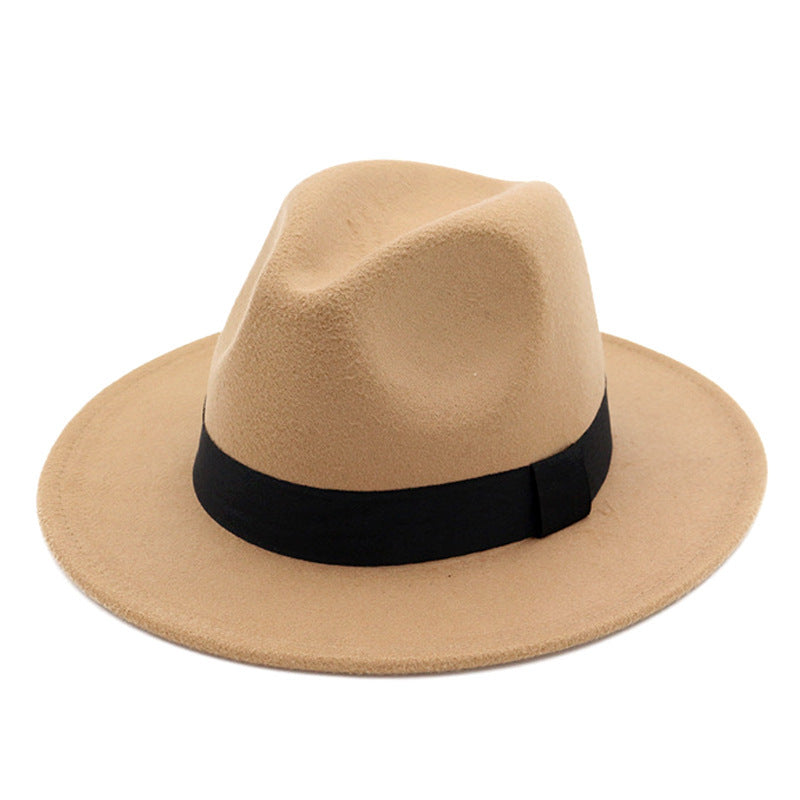 Australia Felt Wool Hat Wide Brim Vintage Jazz Fedora Hat