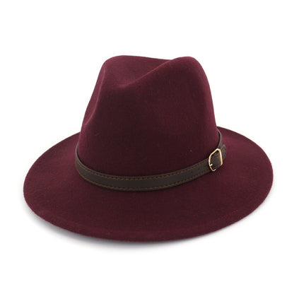 Australien Filz Wollhut Breite Krempe Vintage Jazz Fedora Hut