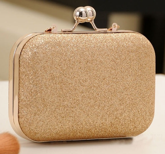 Women Handbag Evening Bags For Party New Women Chain Shoulder Bag Ladies Fashion Gold Clutch Box Bag Women Messenger