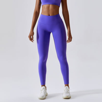 Pantalon de sport moulant taille haute à séchage rapide pour femme