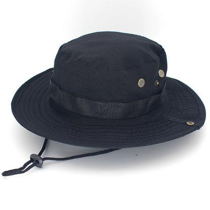 Chapeau Panama Bob Extérieur Hommes Été Pêche Chasse Militaire Safari Boonie Coton Unisexe Femmes Été Bob Soleil Camo Amy Vert