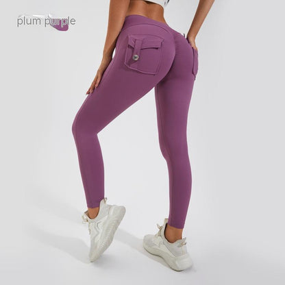 Pantalon de yoga Peach Hip pour femme