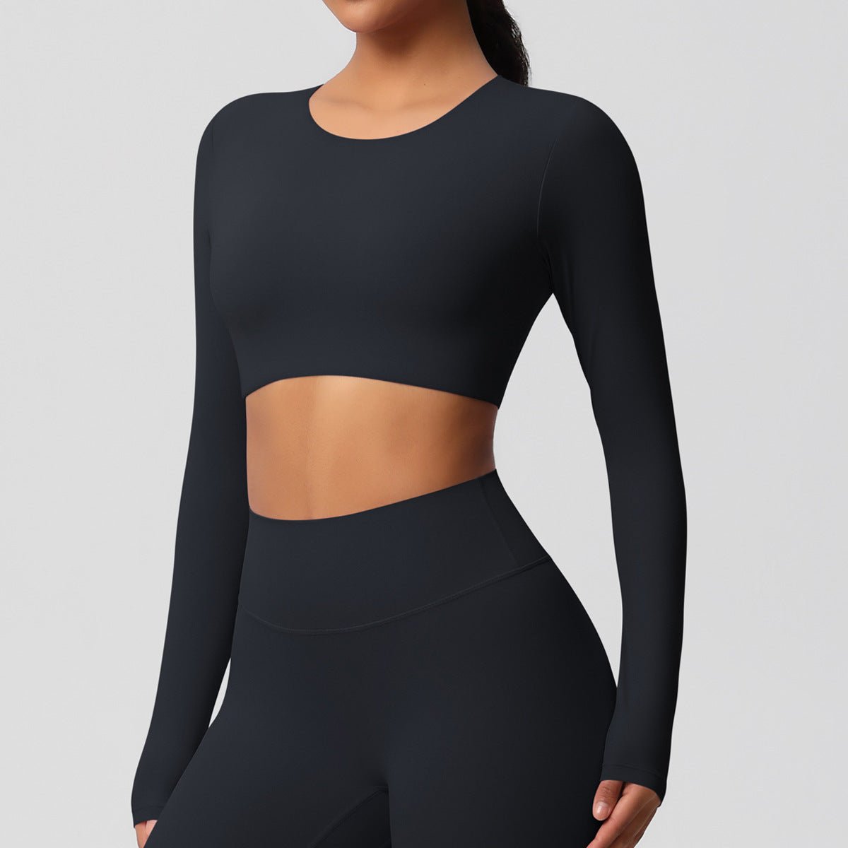 Yoga Clothes Pilates Running Sport Long Sleeve Top