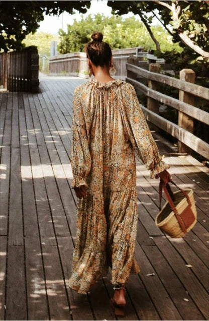 Robe pour femme, petite jupe longue à fleurs, robe de plage, vente à chaud