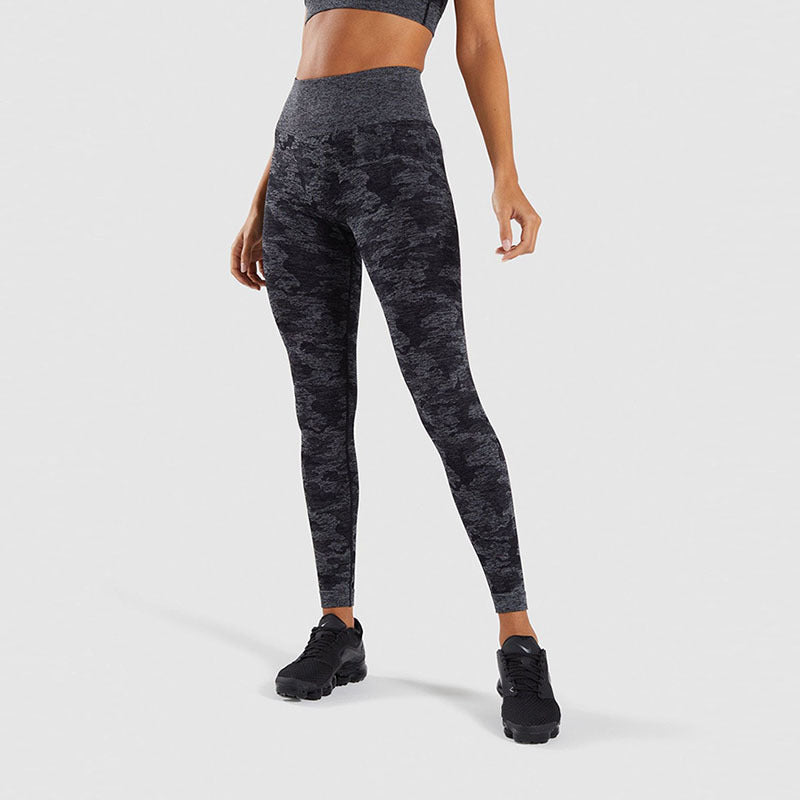 Pantalon de yoga camouflage