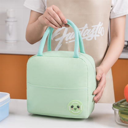 Sac à main portable en tissu Oxford Bento épais avec isolation thermique