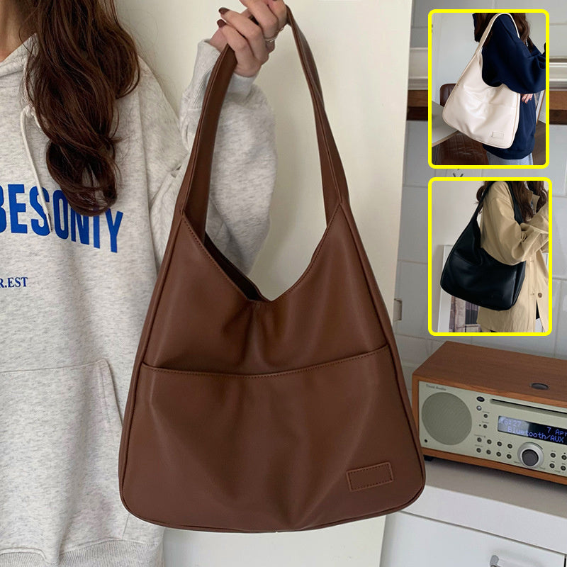 Sac fourre-tout tendance grande capacité, sac à bandoulière décontracté pour femme, sac à main pour les déplacements quotidiens, pour les étudiants