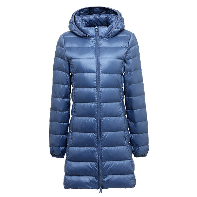 Manteau en duvet léger amovible pour automne et hiver