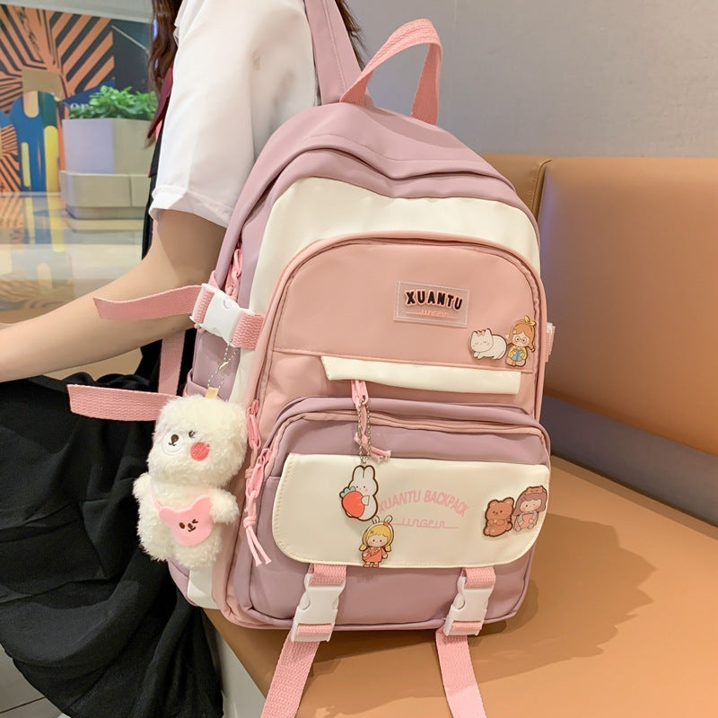 Korean Style Fashion All-match Large Capacity Backpack