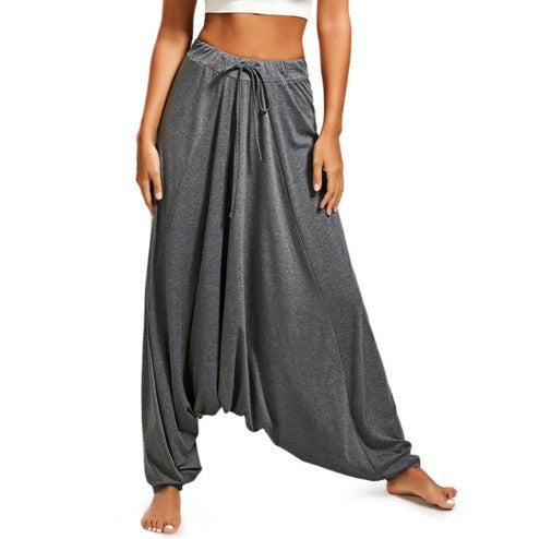 Casual Loose Hippie Balloon Pants Drop Harem