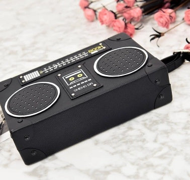 Back to 80's  Radio Style Clutch Bag