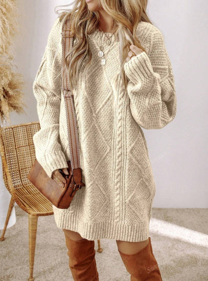 Winter New Loose And Lazy Style Dress Sweater