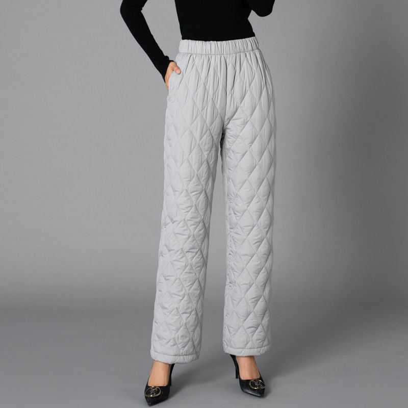 Pantalon en coton coupe droite oversize décontracté