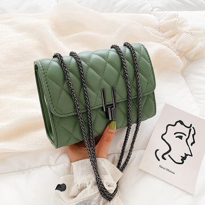 Sac à chaîne Lingge pour femme, sac messager à bandoulière tendance