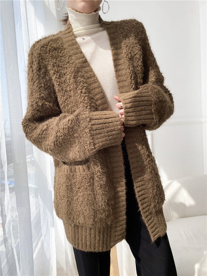 Women's Padded Sweater Cardigan Jacket