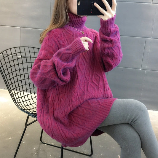 Long Loose All Matching Lazy Style Sweater