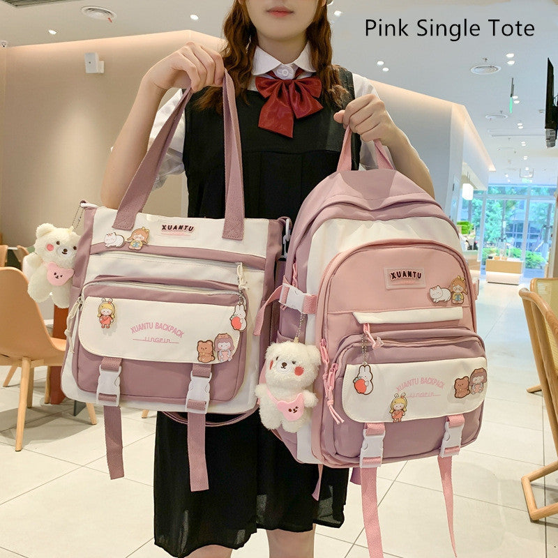 Korean Style Fashion All-match Large Capacity Backpack