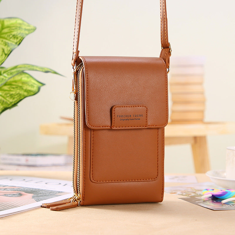 Sac messager mignon pour téléphone portable à écran tactile pour femme