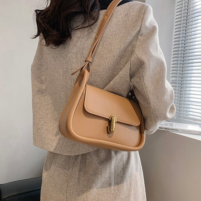 Women's Fashion Solid Color Crossbody Bag