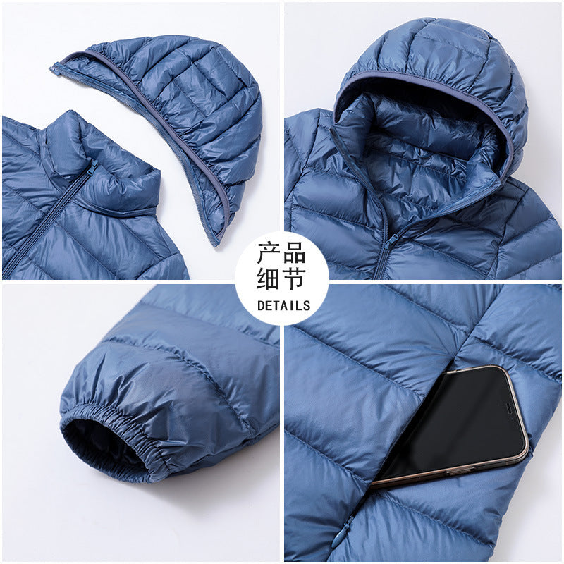 Hat Detachable Autumn And Winter Lightweight Down Coat