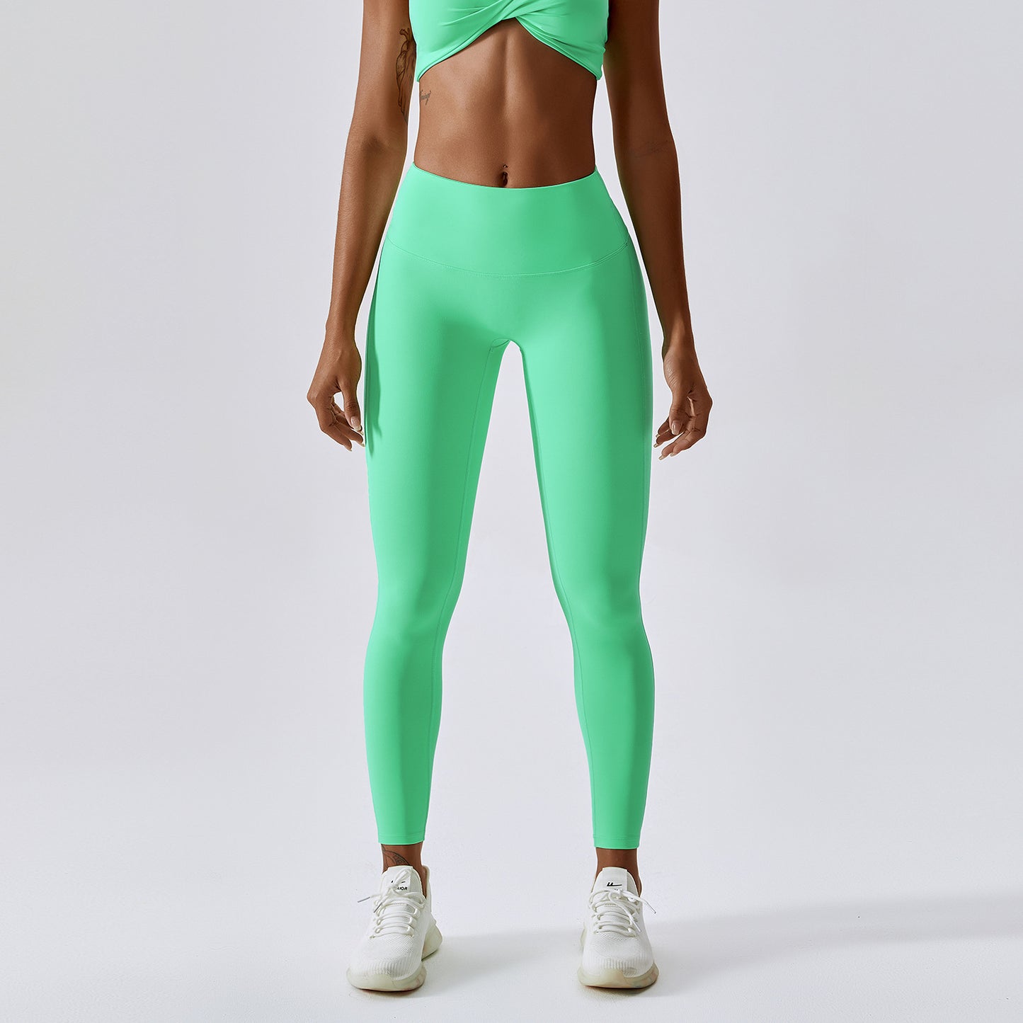 Pantalon de sport moulant taille haute à séchage rapide pour femme