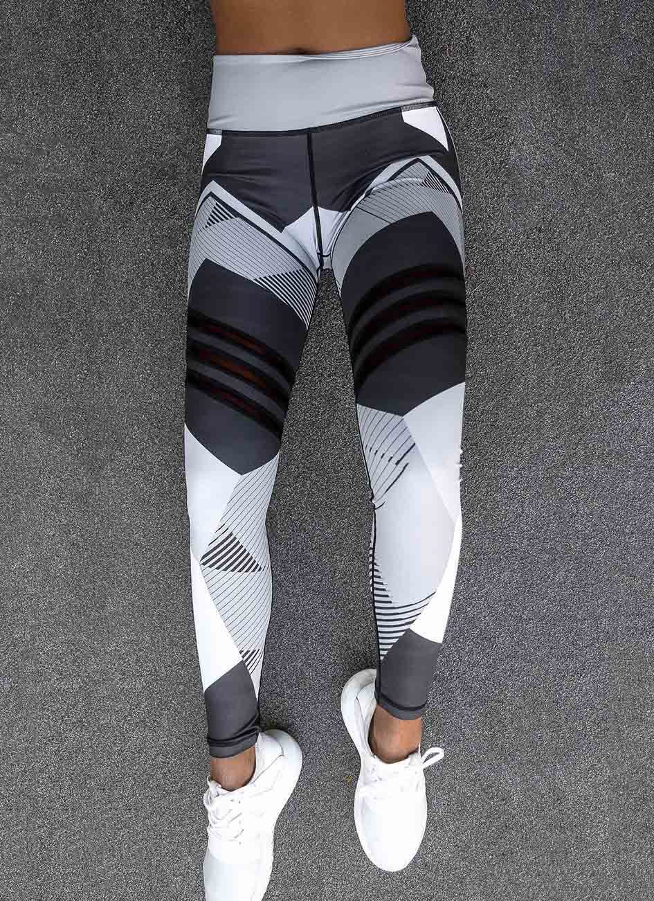 Pantalon de yoga de sport réfléchissant