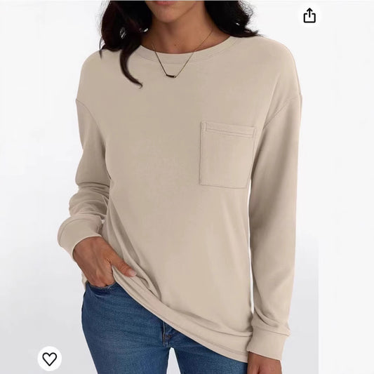 Pull ample à manches longues pour femme, vêtement de loisirs, à la mode, pour l'automne