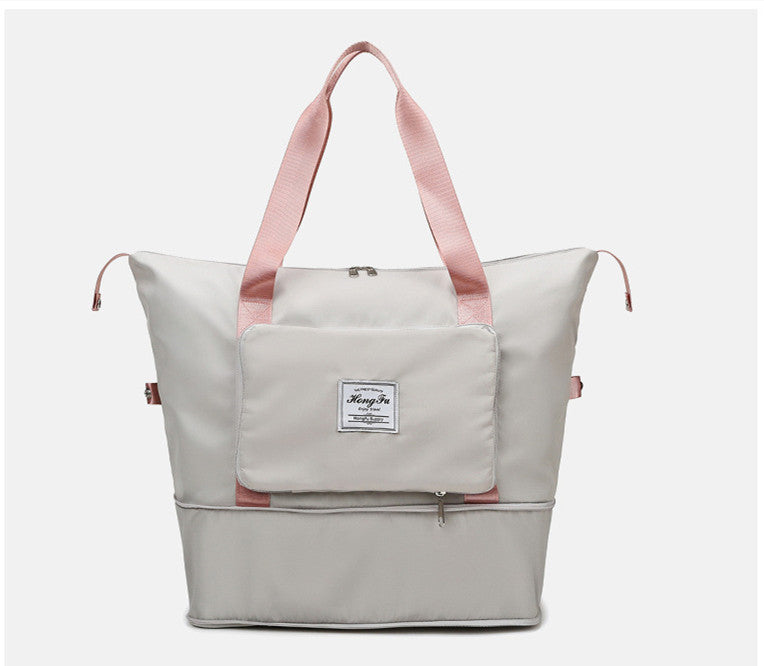 Sacs de sport pliables de grande capacité pour femmes, sac à bandoulière pour entraînement, voyage, sac à main, sac fourre-tout pour yoga et sport